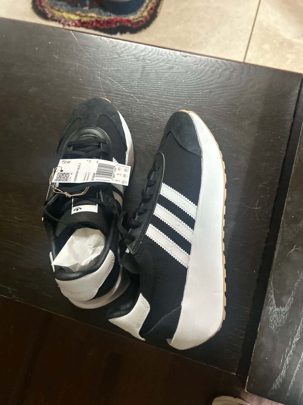adidas Country XLG J 'Core Black' Sneakers IF3696